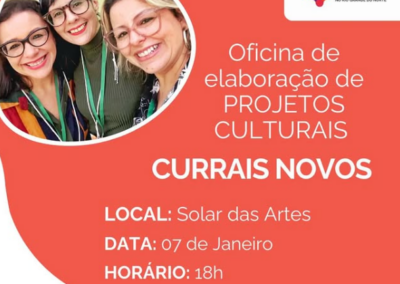 Oficina de elaboração de projetos culturais