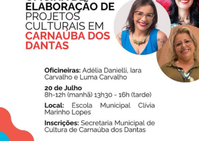 Formação para mulheres na cultura